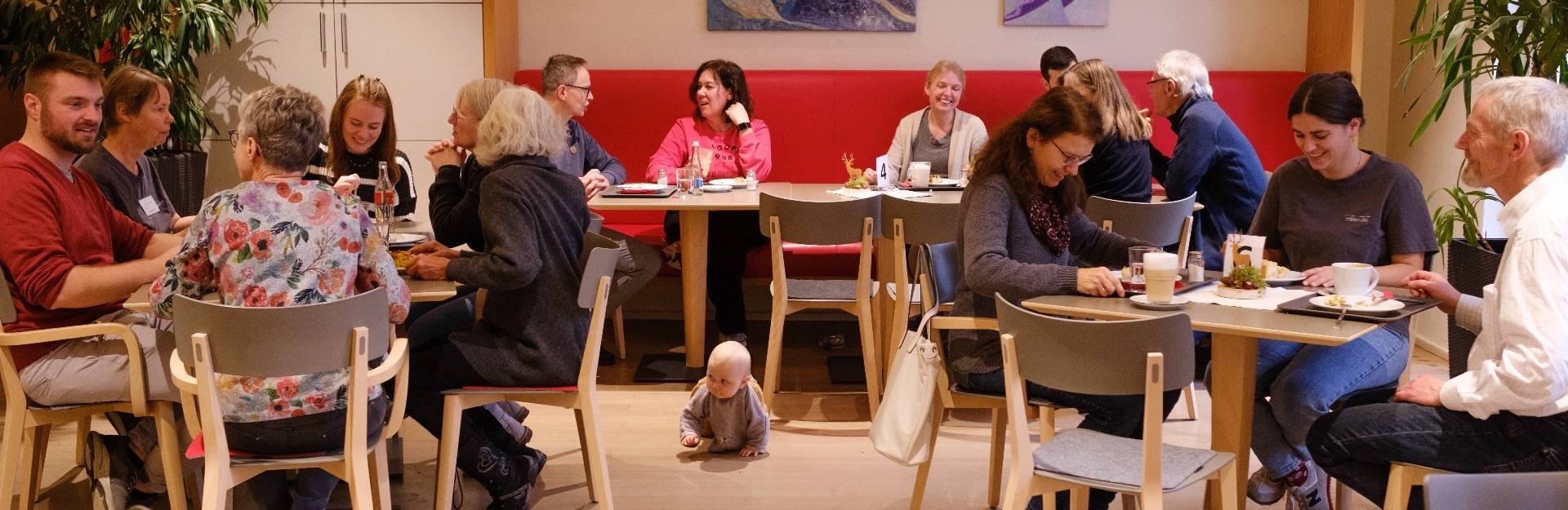 Menschen im mittendrin